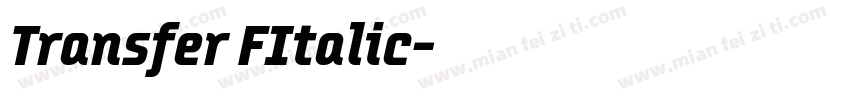 Transfer FItalic字体转换